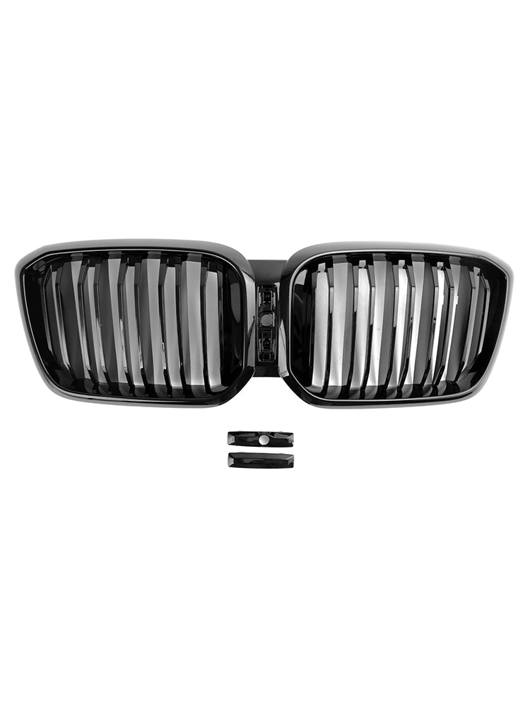 2022-2023 BMW X3 X4 G01 G02 Gloss Black Front Kidney Grill Grille