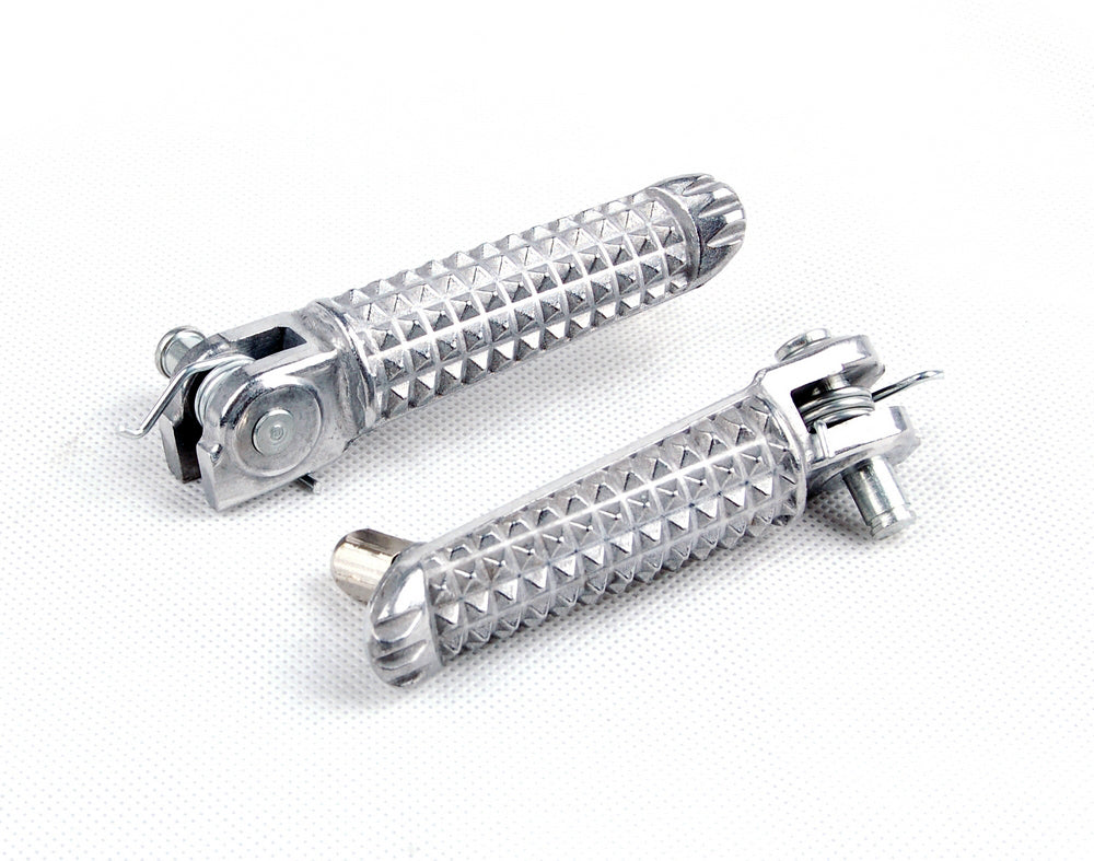 Front + Rear Foot Pegs Footrest Bracket Fit for Yamaha YZF R1 YZF-R1 2004-2006