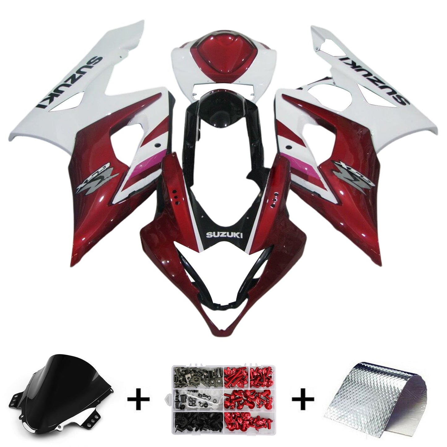 2005-2006 Suzuki GSXR1000 K5 Fairing Kit Bodywork Plastic ABS