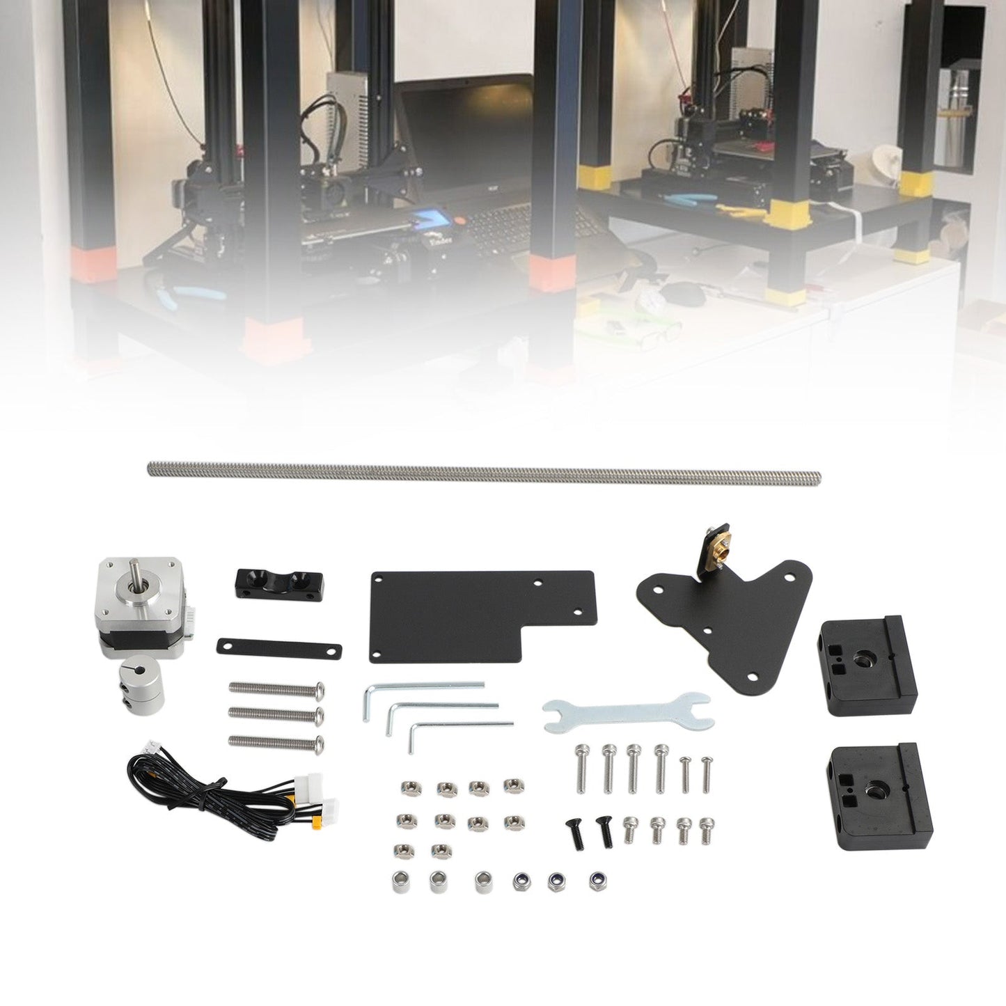 Dual Z Axis Upgrade Kit with Lead Screw Stepper Motor for Ender-3/Ender-3 V2