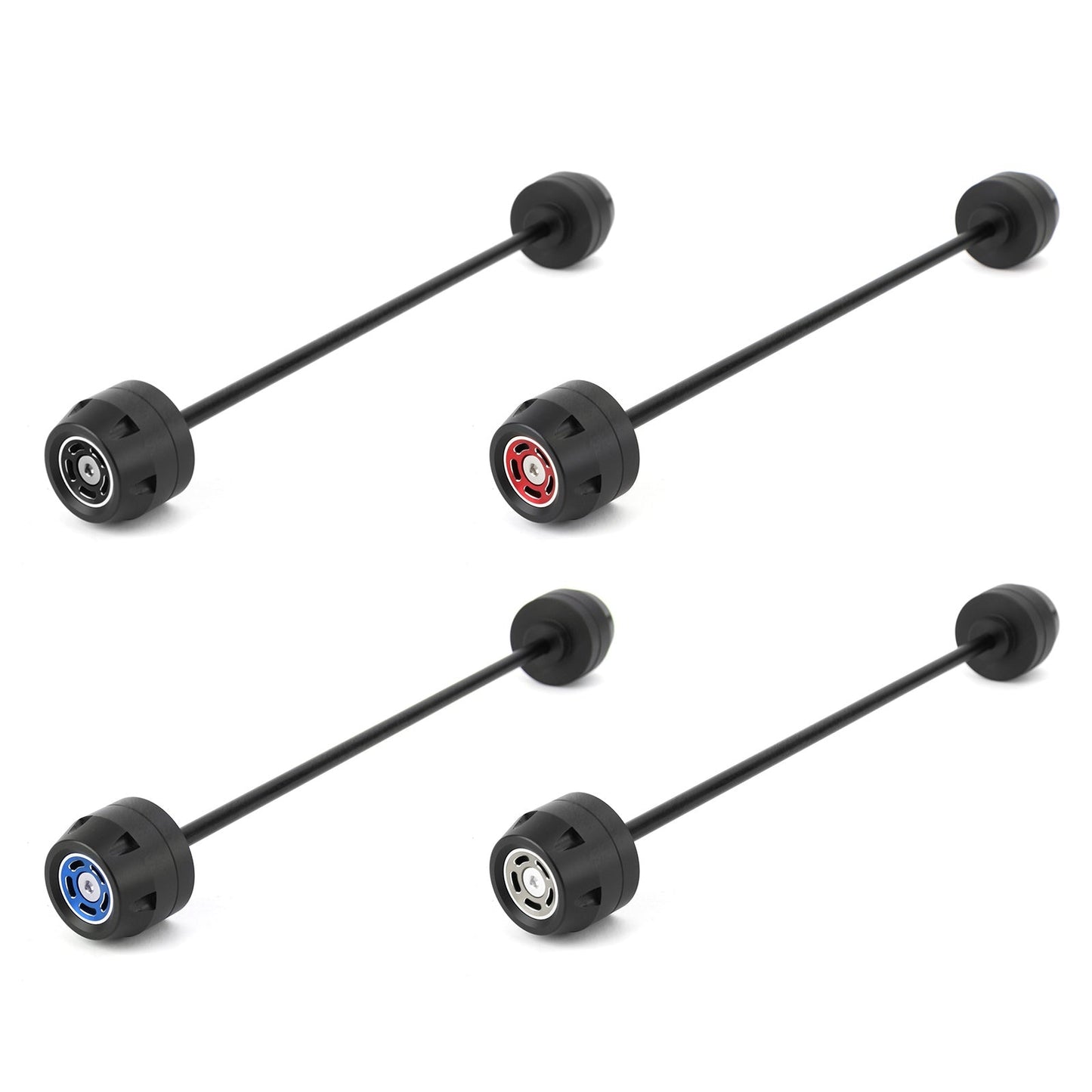 Rear Wheel Axle Sliders Crash Protector Black Fit for BMW F900R F900XR 2020