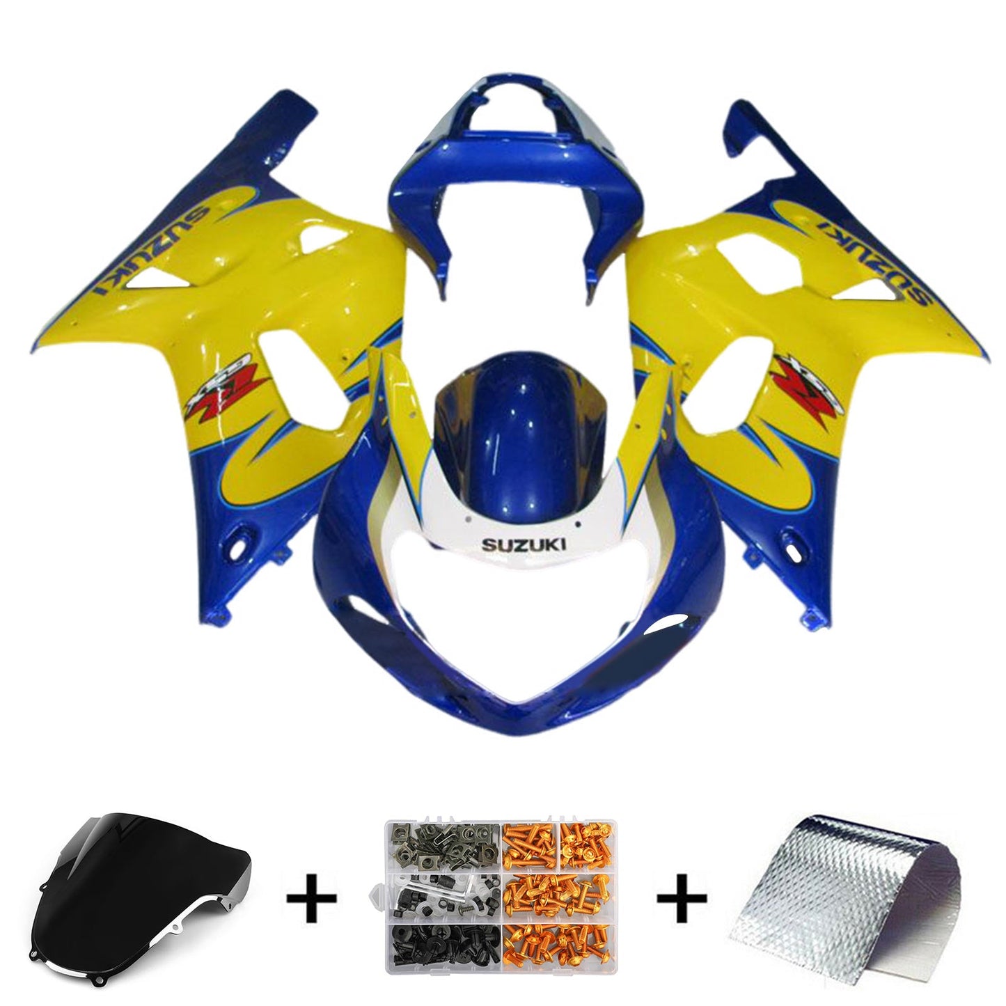 2000-2002 Suzuki GSXR1000 K1 K2 Fairing Kit Bodywork Plastic ABS