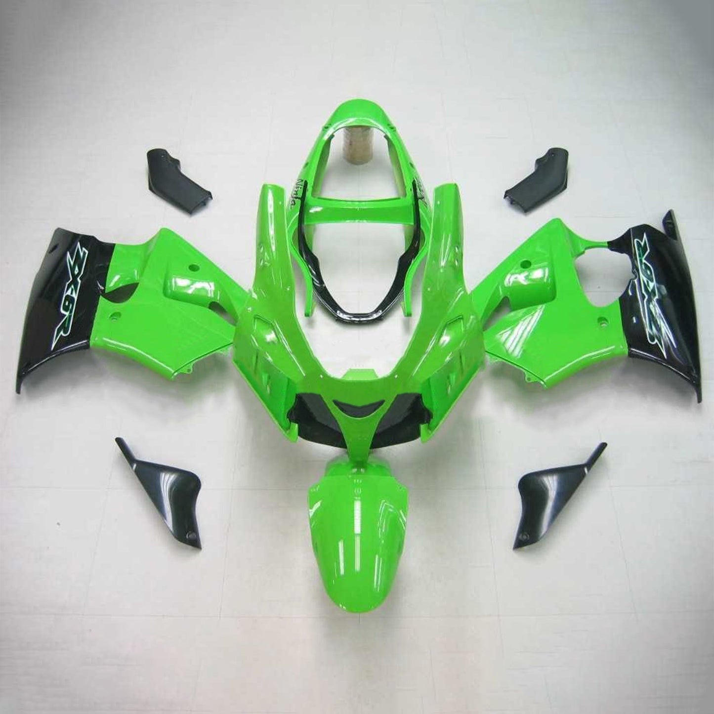 00-02 Kawasaki ZX6R 636 05-08 Kawasaki ZZR600 Amotopart Injection Fairing Kit Bodywork Plastic ABS #105