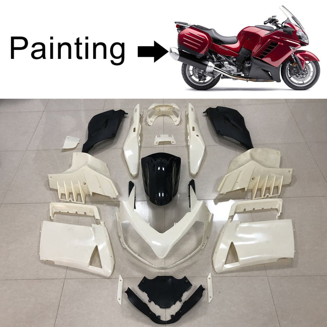 2007-2009 Kawasaki GTR1400 ZG1400 Amotopart Injection Fairing Kit Bodywork Plastic ABS #101