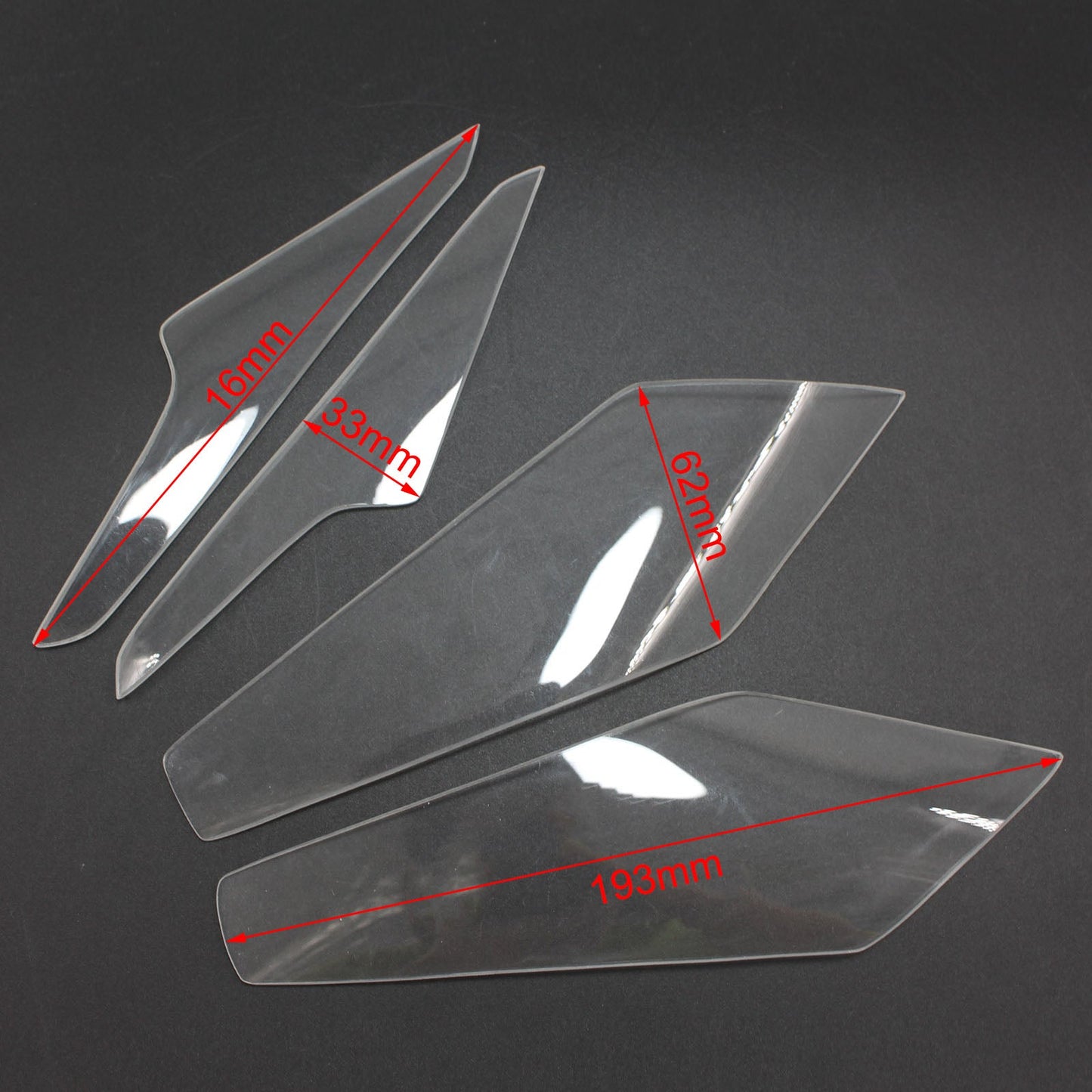 Front Headlight Lens Lamp Protection Cover Clear Fit For Honda Cb250R 2017-2018
