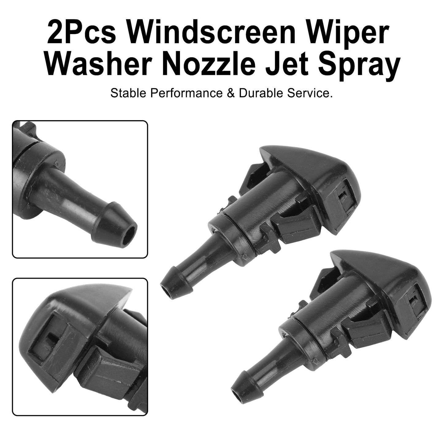 2Pcs Windscreen Wiper Washer Nozzle Jet Spray For Dodge Journey 09-13 5116079AA