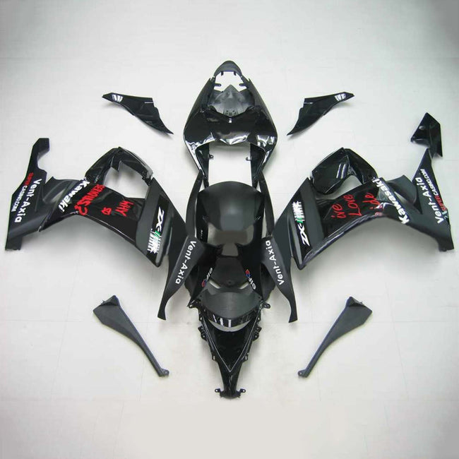 2008-2010 Kawasaki ZX10R Amotopart Injection Fairing Kit Bodywork Plastic ABS #106