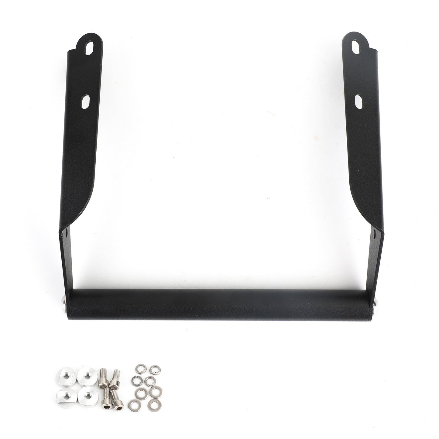 Black GPS Phone Bracket Holder Rod Fit for Kawaski Versys 1000 KLZ1000 2019 2020