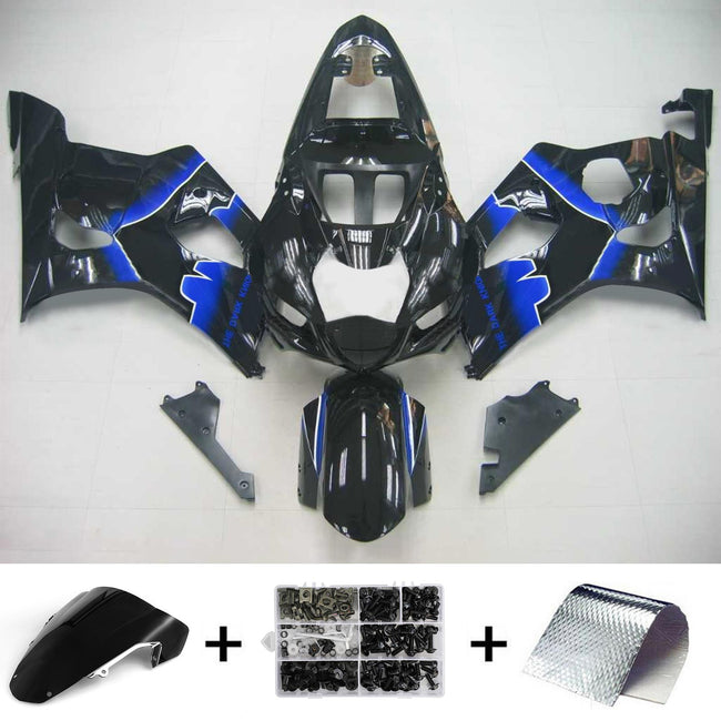 2003-2004 Suzuki GSXR1000 K3 Amotopart Injection Fairing Kit Bodywork Plastic ABS #115