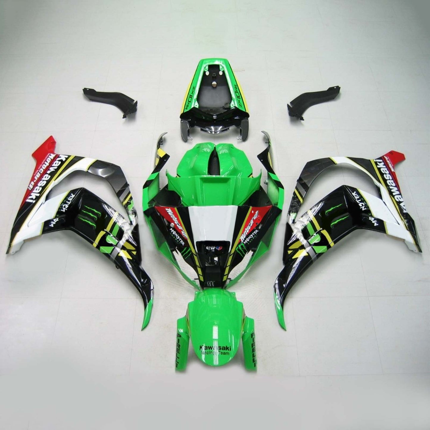 2011-2015 Kawasaki ZX10R Amotopart Injection Fairing Kit Bodywork Plastic ABS #115