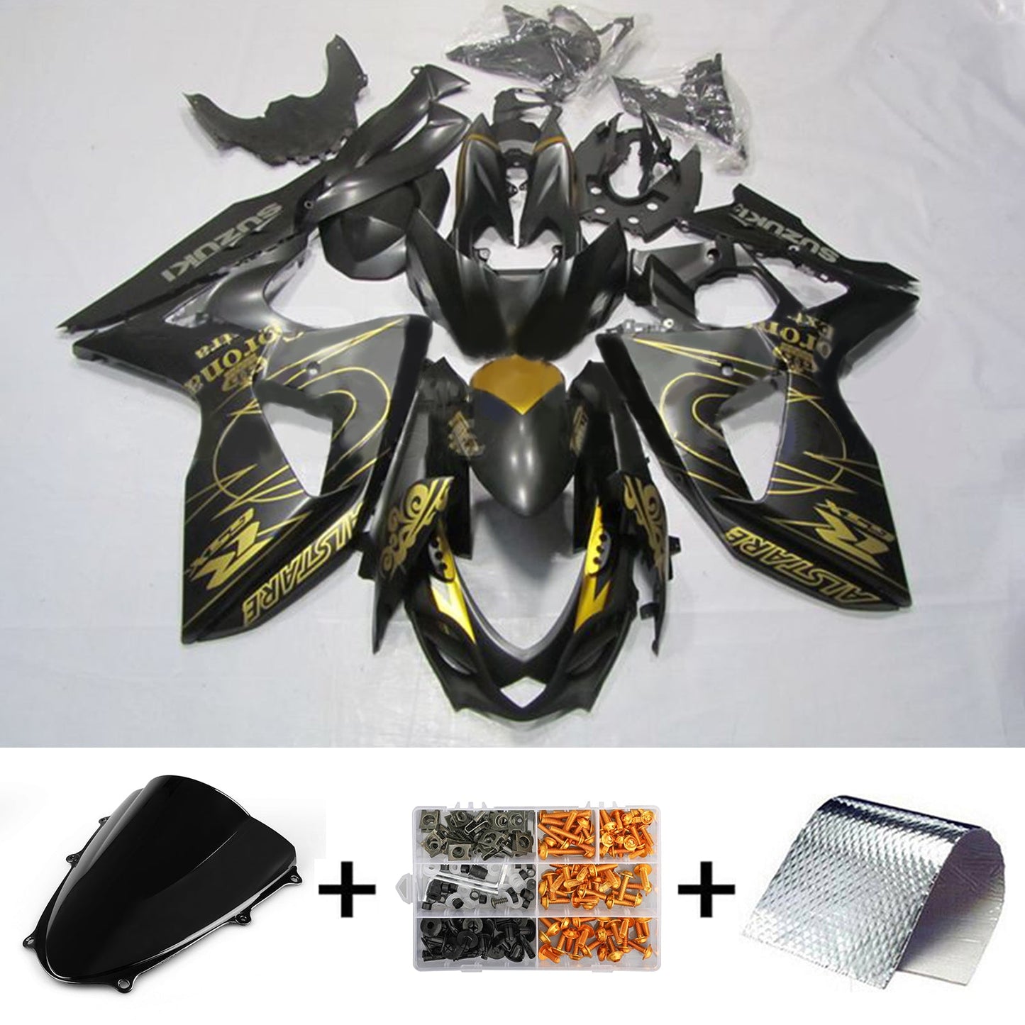 2009-2016 Suzuki GSXR1000 K9 Fairing Kit Bodywork Plastic ABS