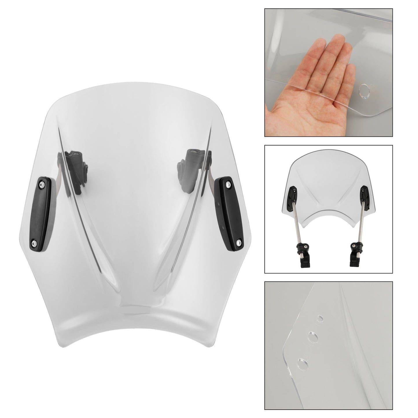 Motorcycle with 22mm / 7/8" handlebar Windshield WindScreen Universal