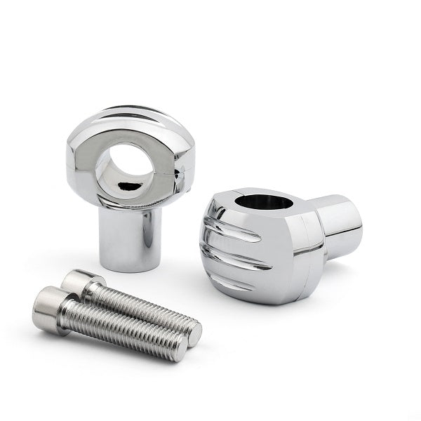 Billet 1" 25mm Handlebar Riser For Honda Yamaha Suzuki Kawasaki Motorcycle