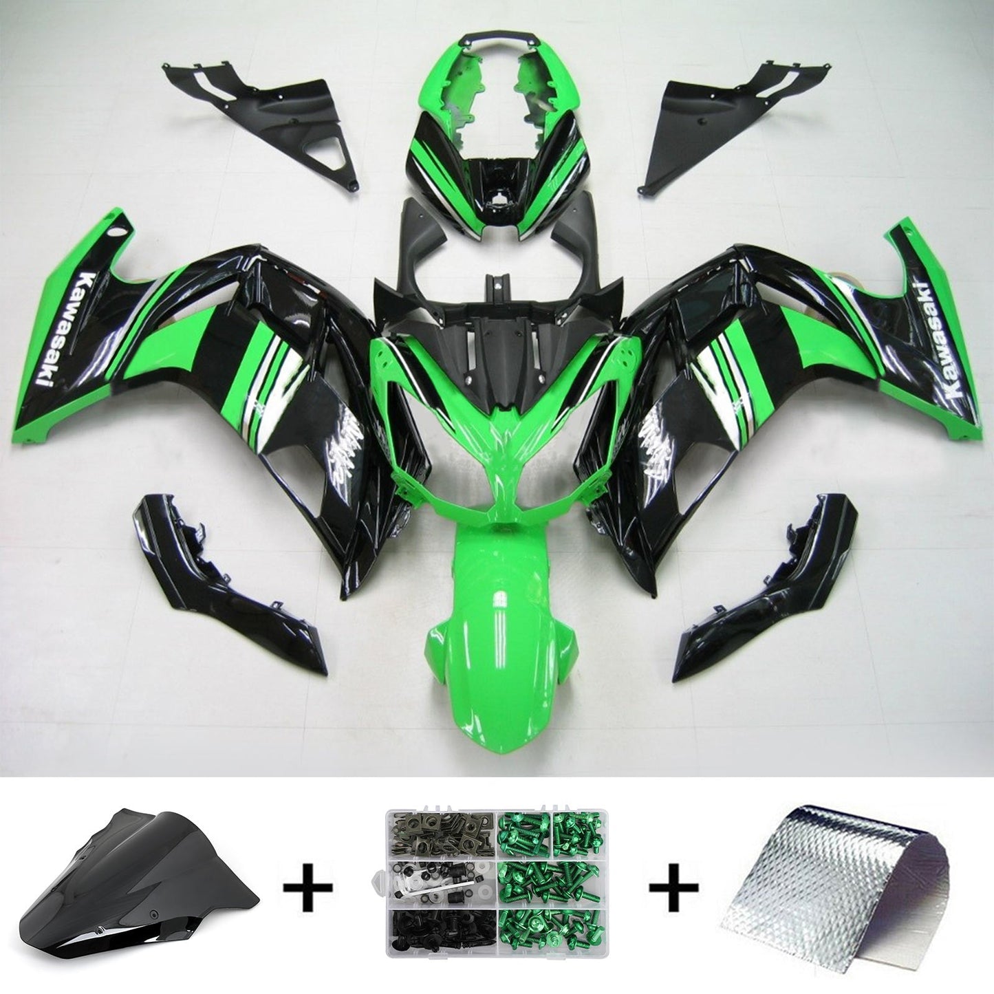 2012-2016 Kawasaki ER6F Ninja650 Amotopart Injection Fairing Kit Bodywork Plastic ABS #103