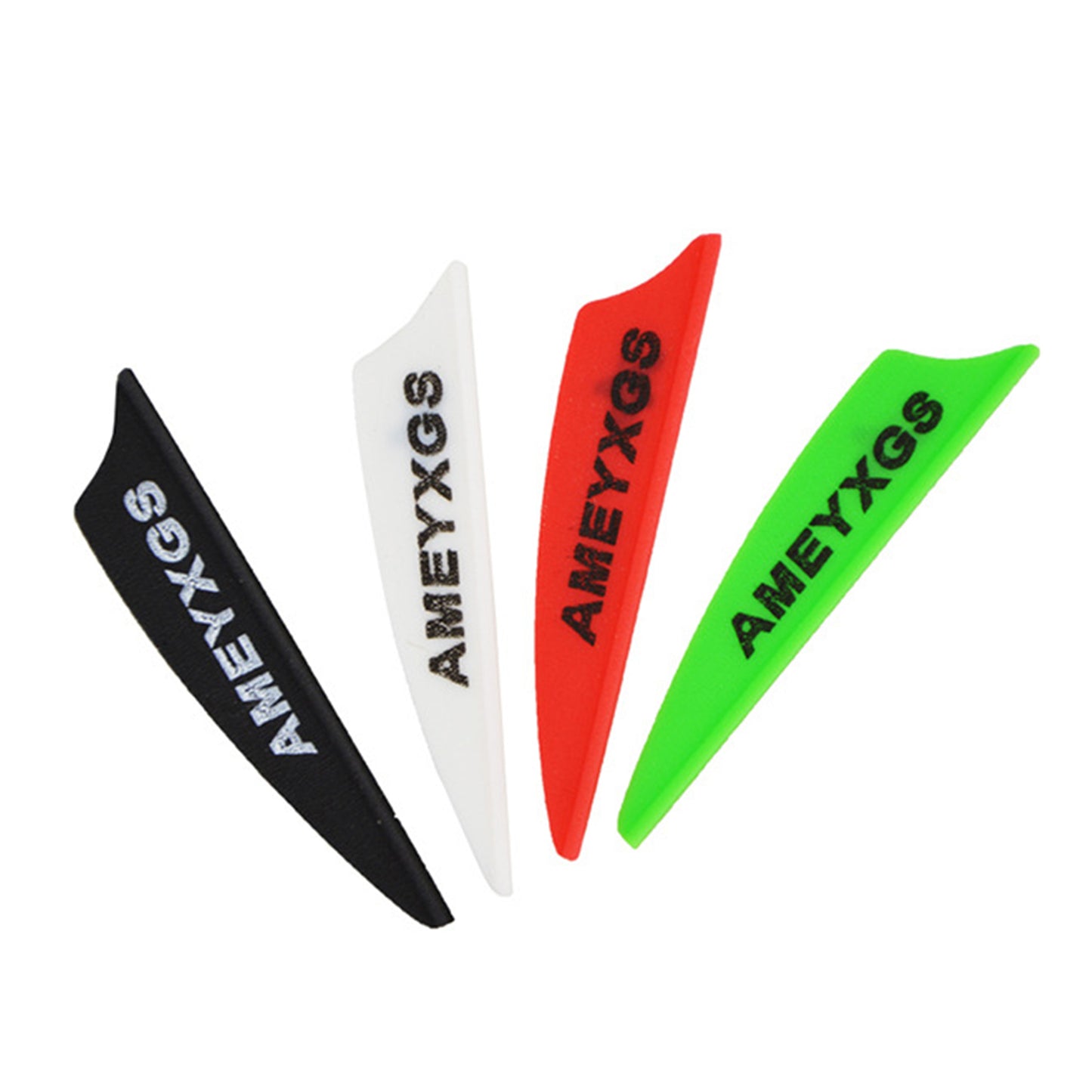 50pcs 2" 3" 4" Archery Plastic Vanes Arrow Feathers Rubber Fletches Fletching