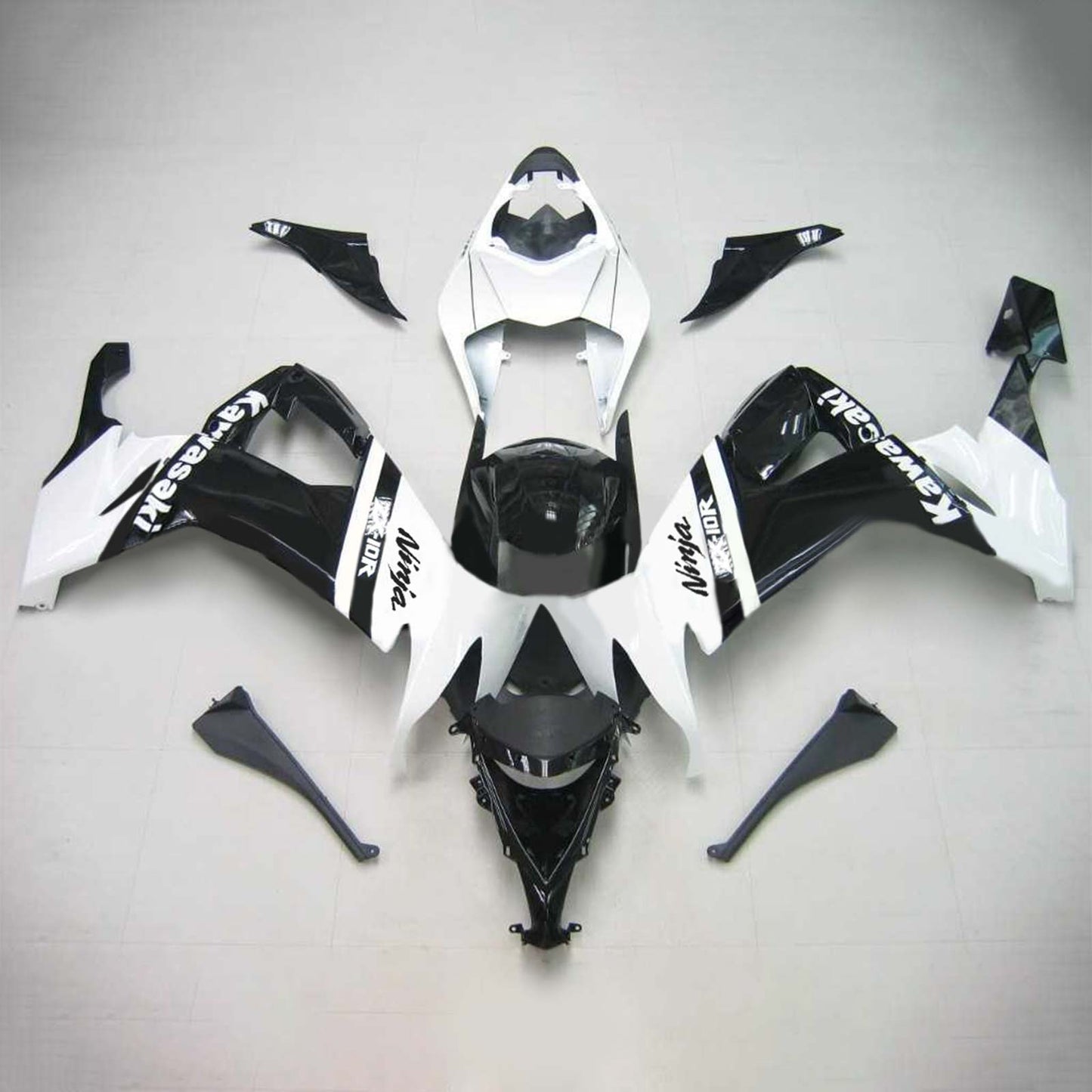 2008-2010 Kawasaki ZX10R Amotopart Injection Fairing Kit Bodywork Plastic ABS #104