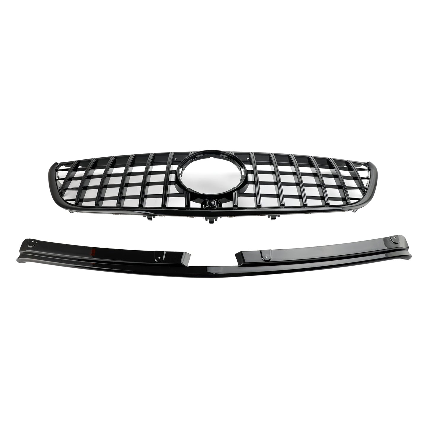 2015-2019 Mercedes Vito W447 GT Stlye Gloss Black Front Bumper Grill Grille