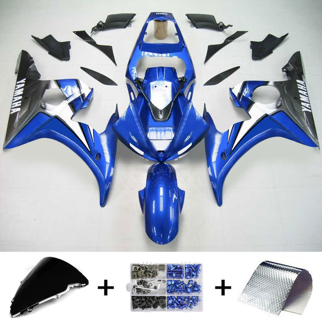 2003-2004 Yamaha YZF 600 R6 2006-2009 Yamaha R6S Amotopart Injection Fairing Kit Bodywork Plastic ABS #137