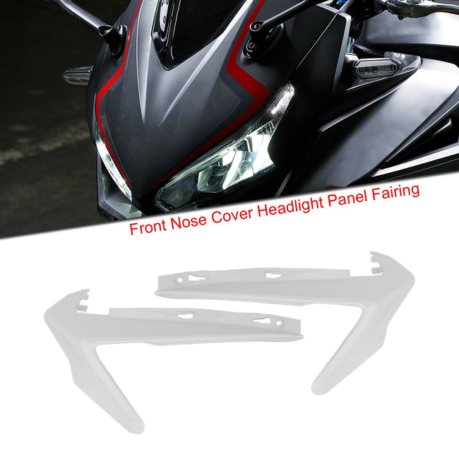 Front Nose Cover Headlight Panel Fairing For Honda CBR500R 2019-2021 White