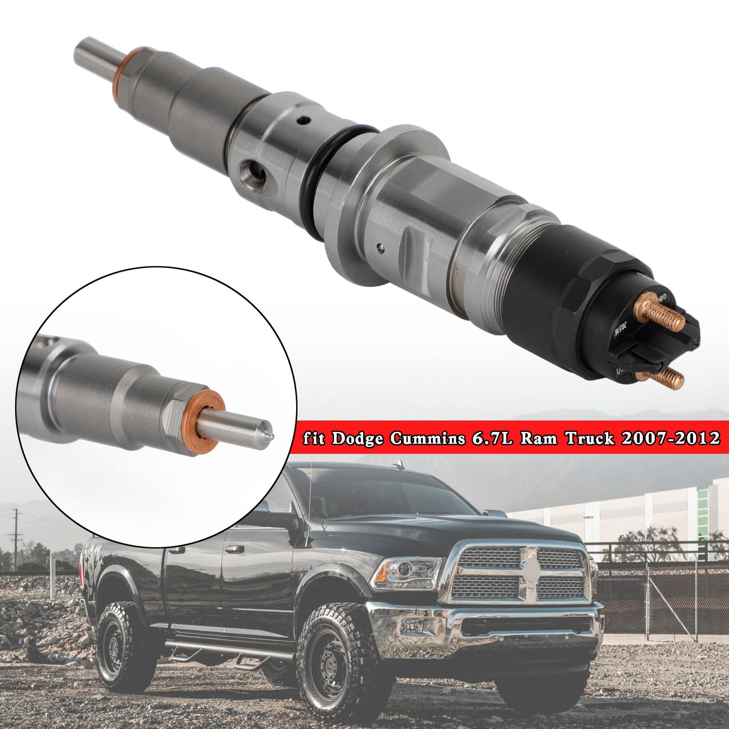 1PCS Common Rail Diesel Fuel Injector fit Dodge Cummins 6.7L Ram Truck 2007-2012