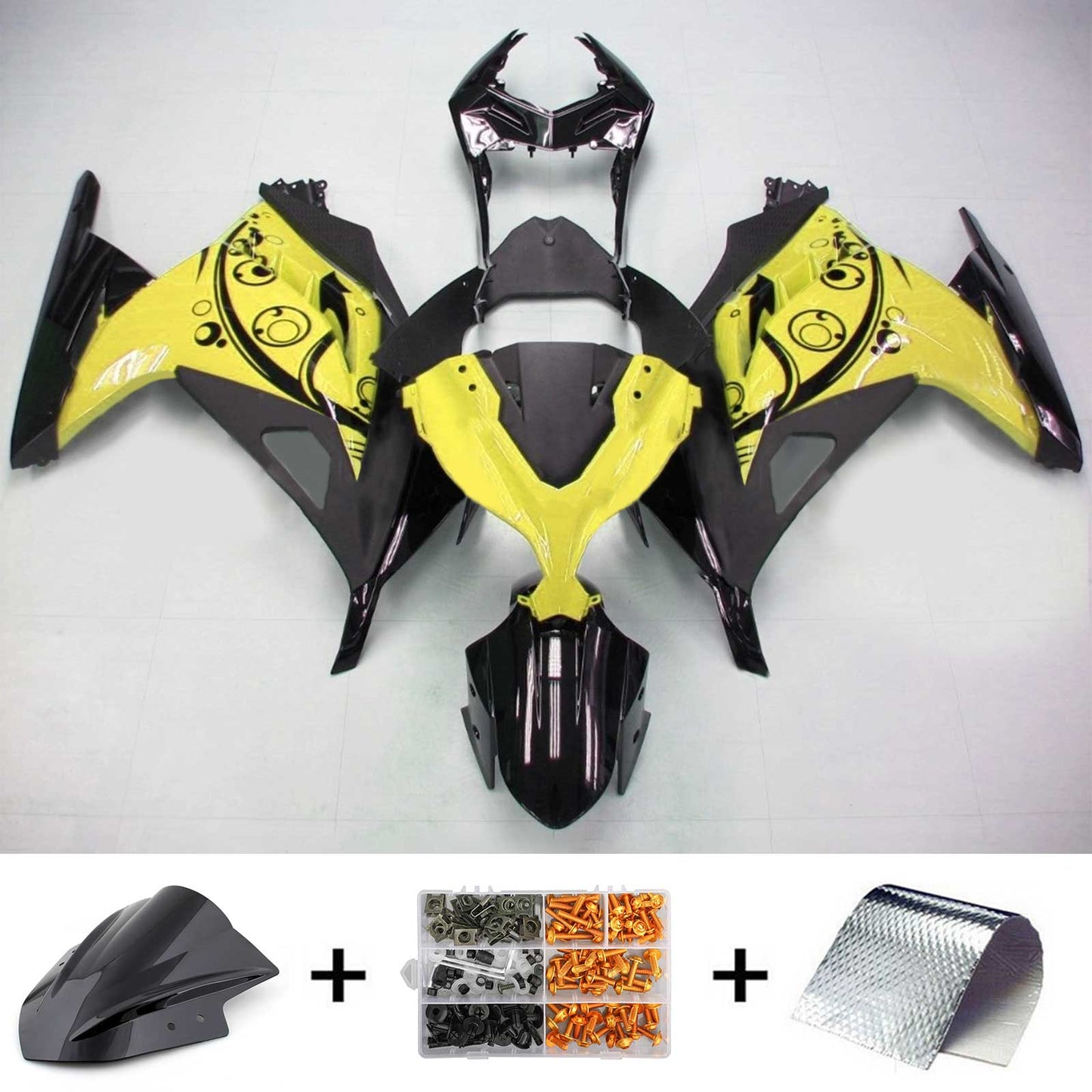 2013-2024 Kawasaki EX300/Ninja300 Injection Fairing Kit Bodywork Plastic ABS#161