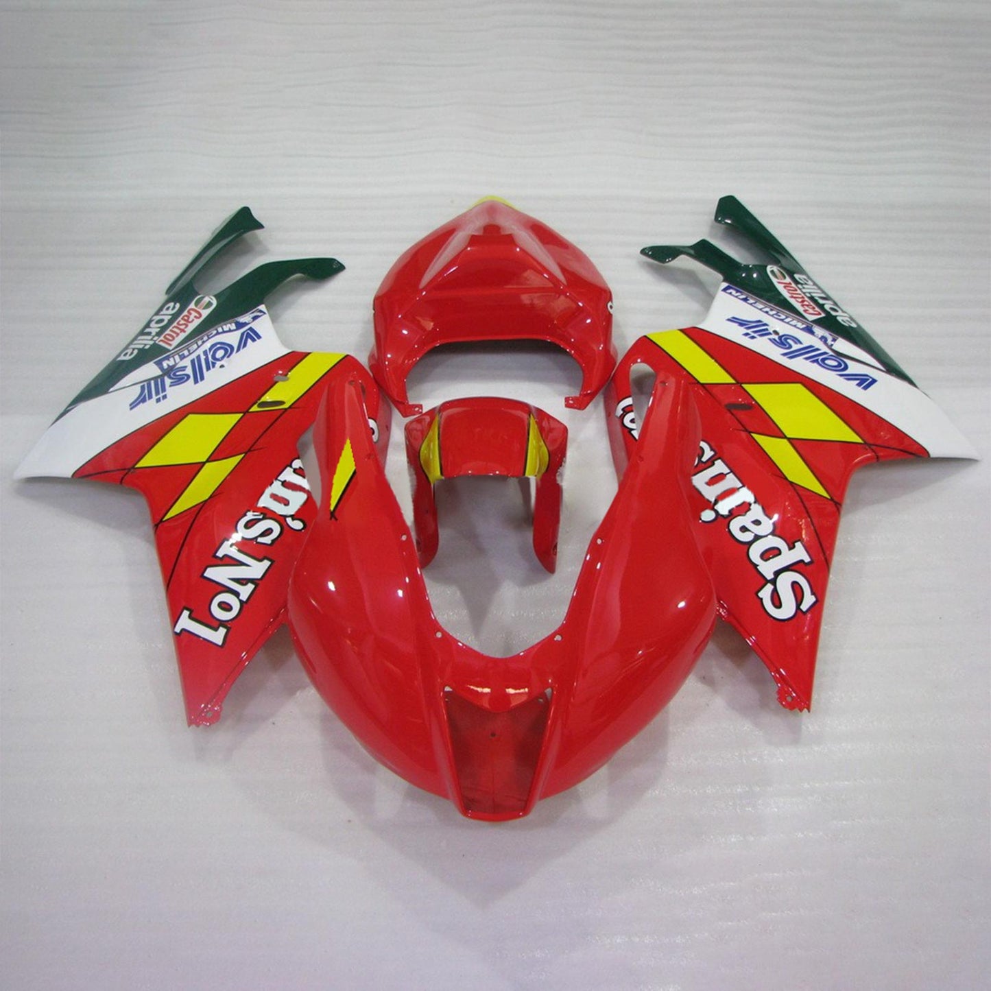 2003-2006 Aprilias RSV1000 Amotopart Injection Fairing Kit Bodywork Plastic #101