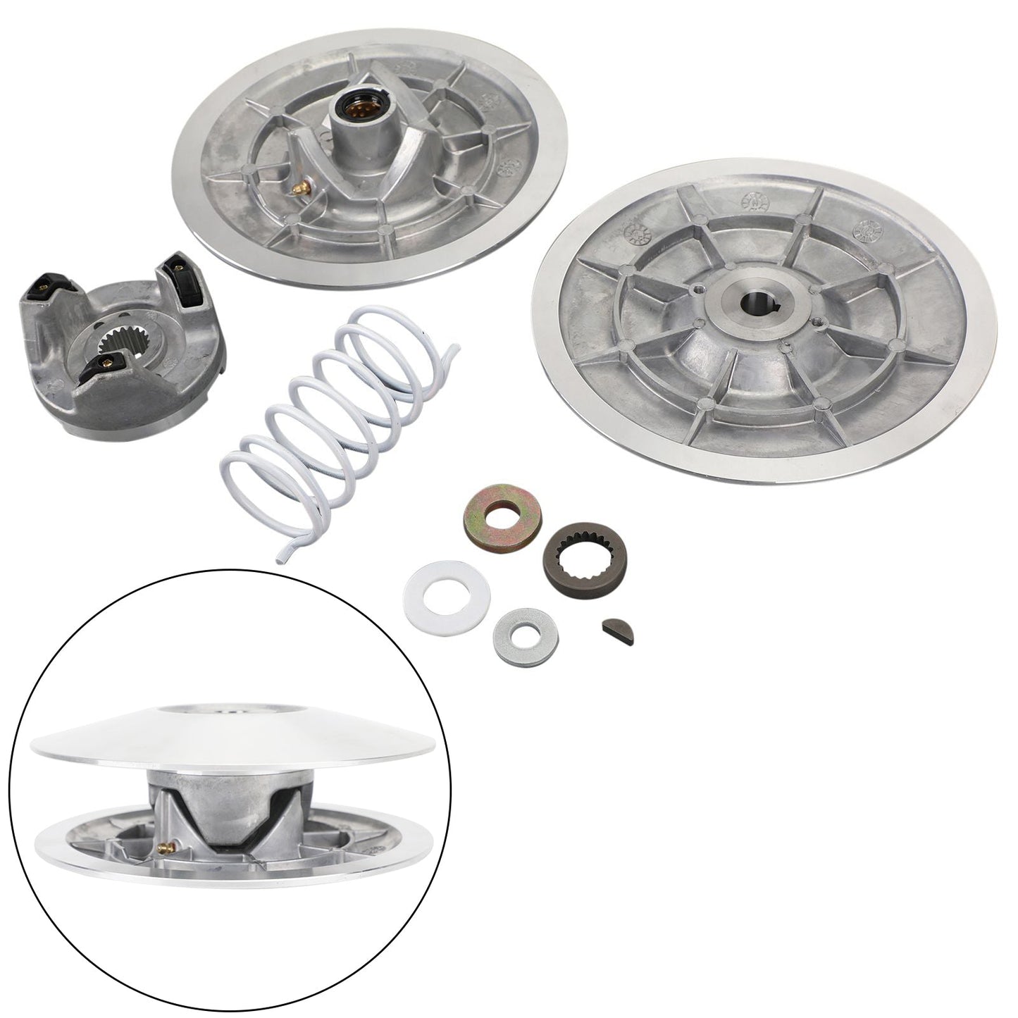 Secondary Driven Clutch Fit For Yamaha Golf Cart 4 Cycle G2 G9 G14 G16 G20 G22 1985-2007
