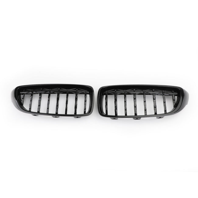 2014-2018 BMW 4 Sereis F32 F33 F36 F82 M4 All Models Diamond Front Upper Grille Black