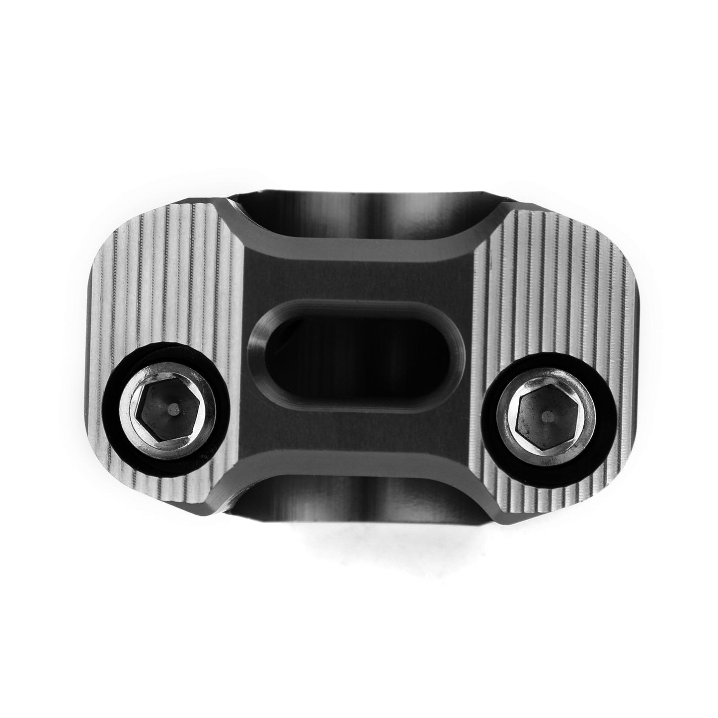 CNC Aluminum Handlebar Risers 22-28mm Universal Clamp Mount BLK
