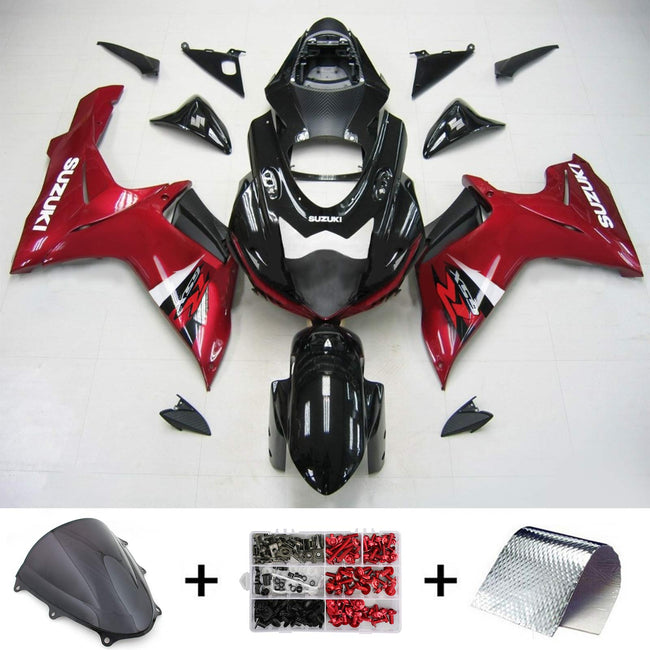 2011-2024 Suzuki GSXR 600/750 K11 Amotopart Injection Fairing Kit Bodywork Plastic ABS #101