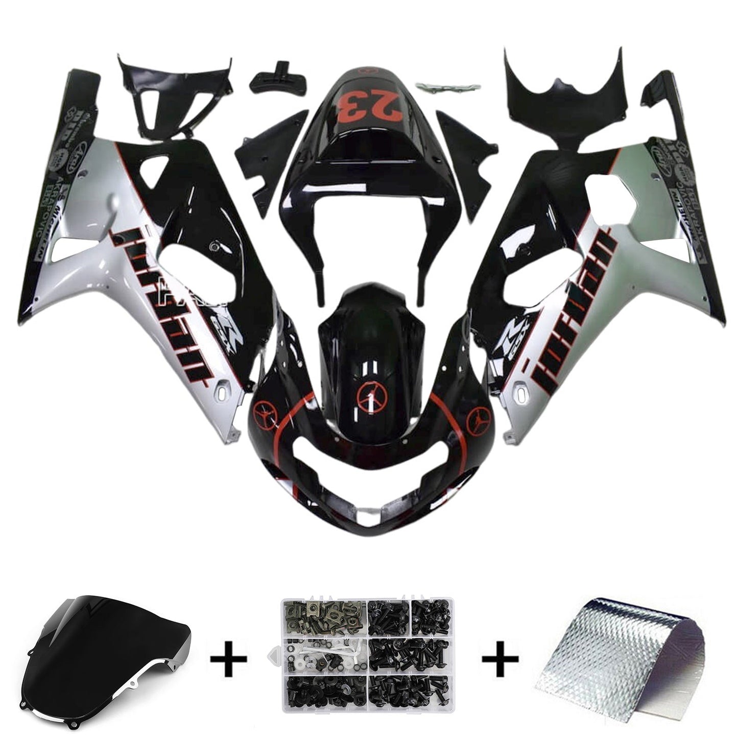 2001-2003 Suzuki GSXR600 GSXR750 2000-2003 K1 Injection Fairing Kit Bodywork