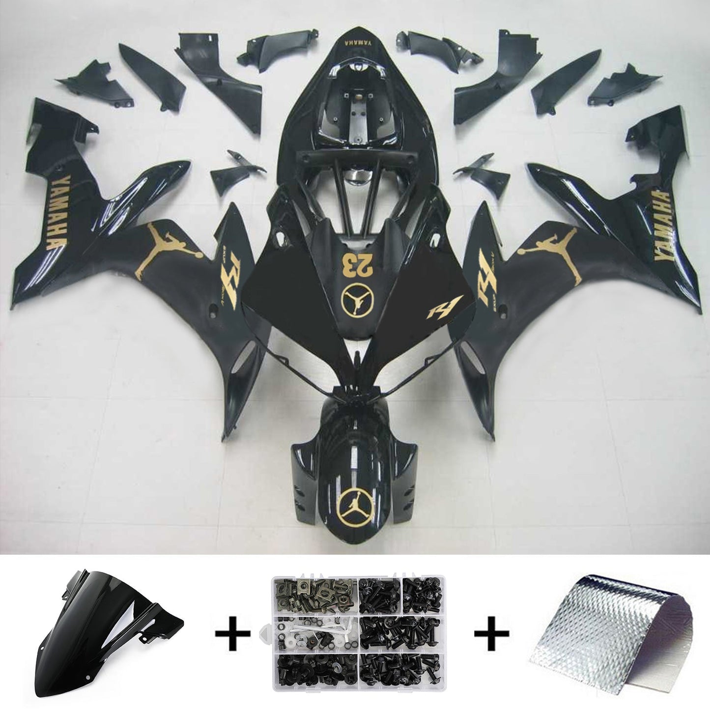 2004-2006 Yamaha YZF 1000 R1 Injection Fairing Kit Bodywork Plastic ABS #128