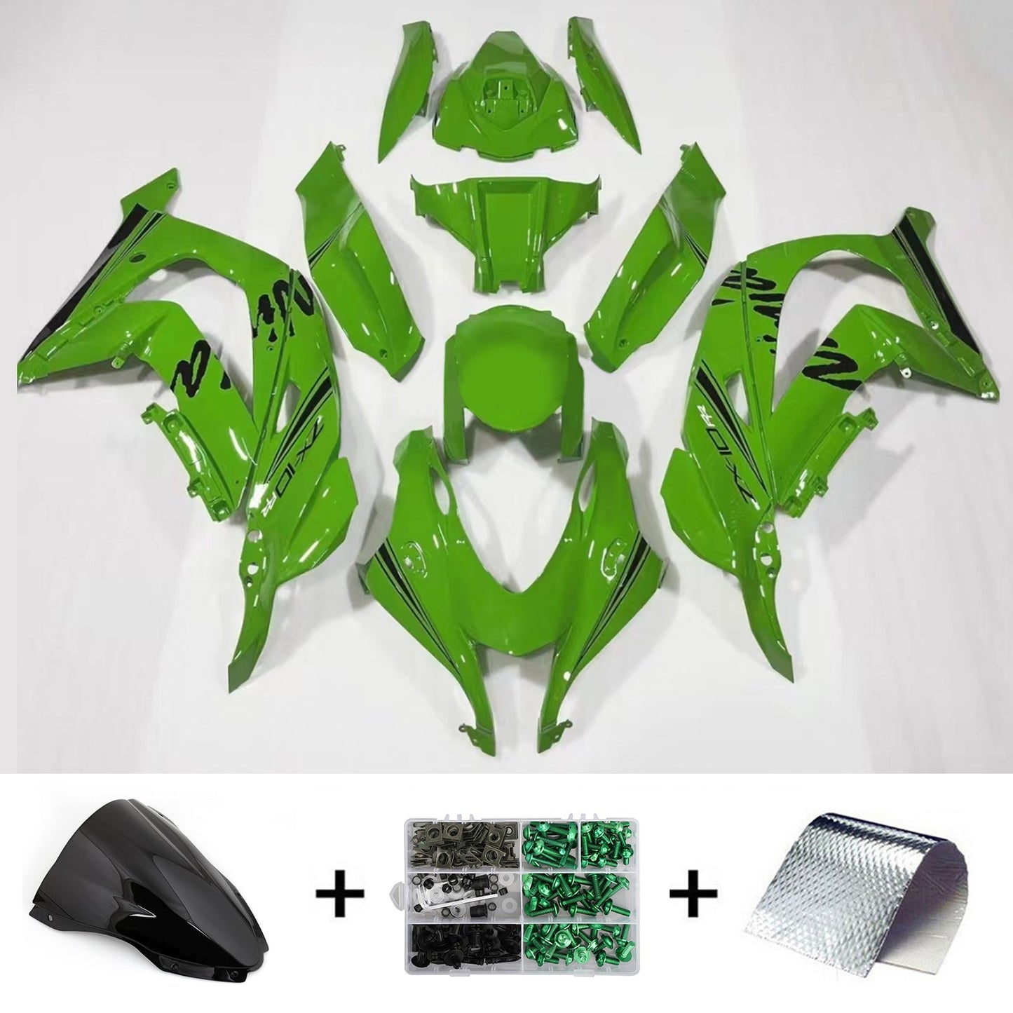 2016-2020 Kawasaki ZX10R Injection Fairing Kit Bodywork Plastic ABS#151