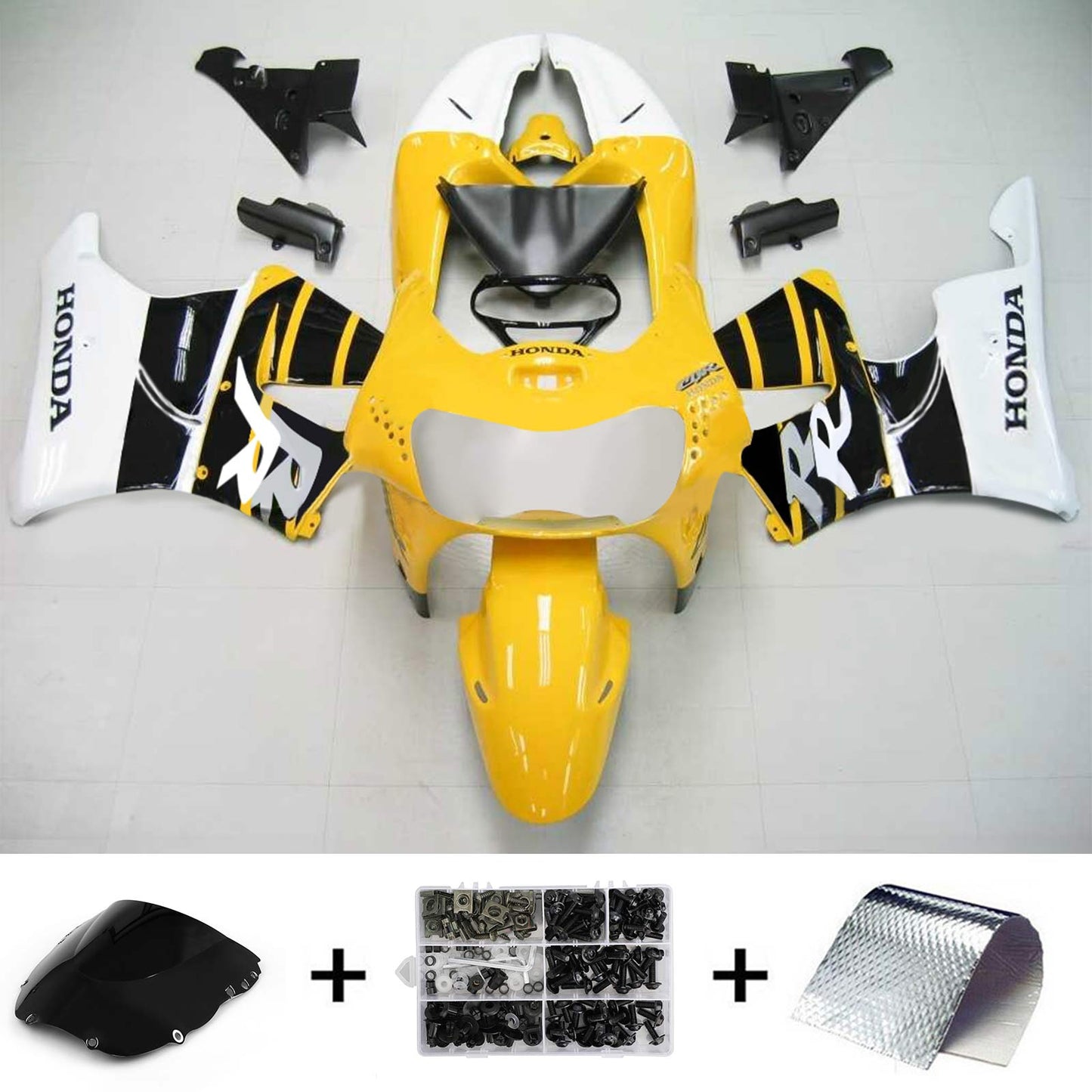 1998-1999 Honda CBR900RR 919 Amotopart Injection Fairing Kit Bodywork Plastic ABS #103