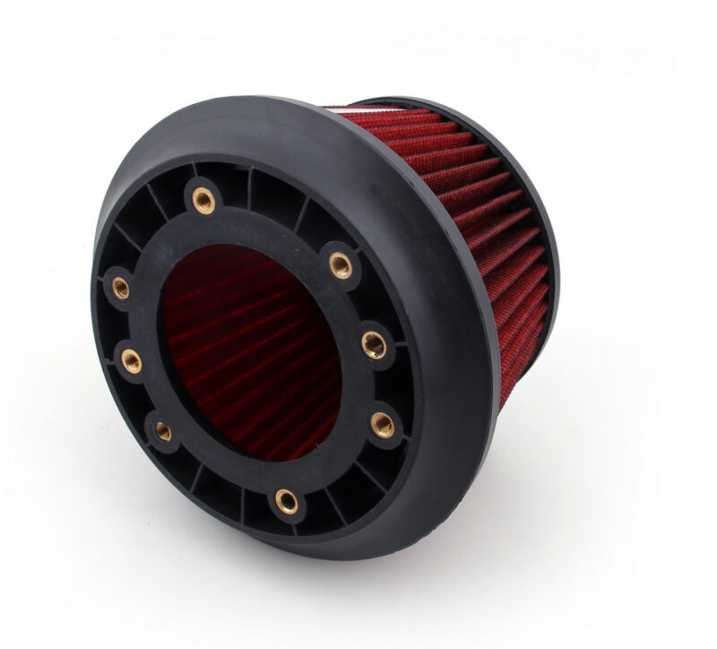 Universal Power Intake Air Filter 75mm Dual Funnel Adapter