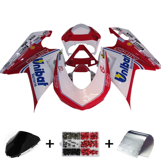 2007-2011 Ducati 1098 1198 848 Fairing Kit Bodywork ABS