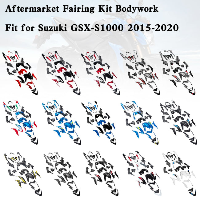 2015-2020 Suzuki GSX-S 1000 Plastic Bodywork Fairing Kit