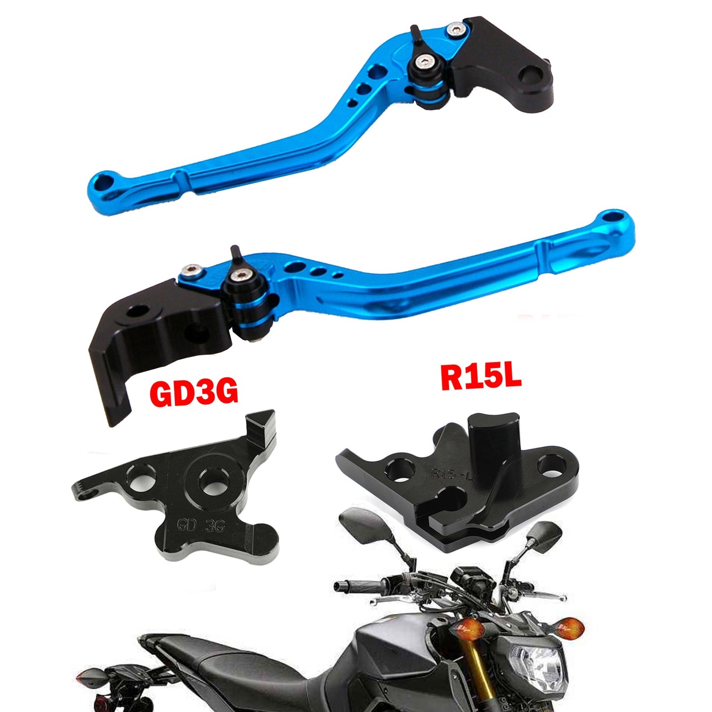 Motorcycle Long Clutch Brake Lever fit for YAMAHA MT125 2014-2019