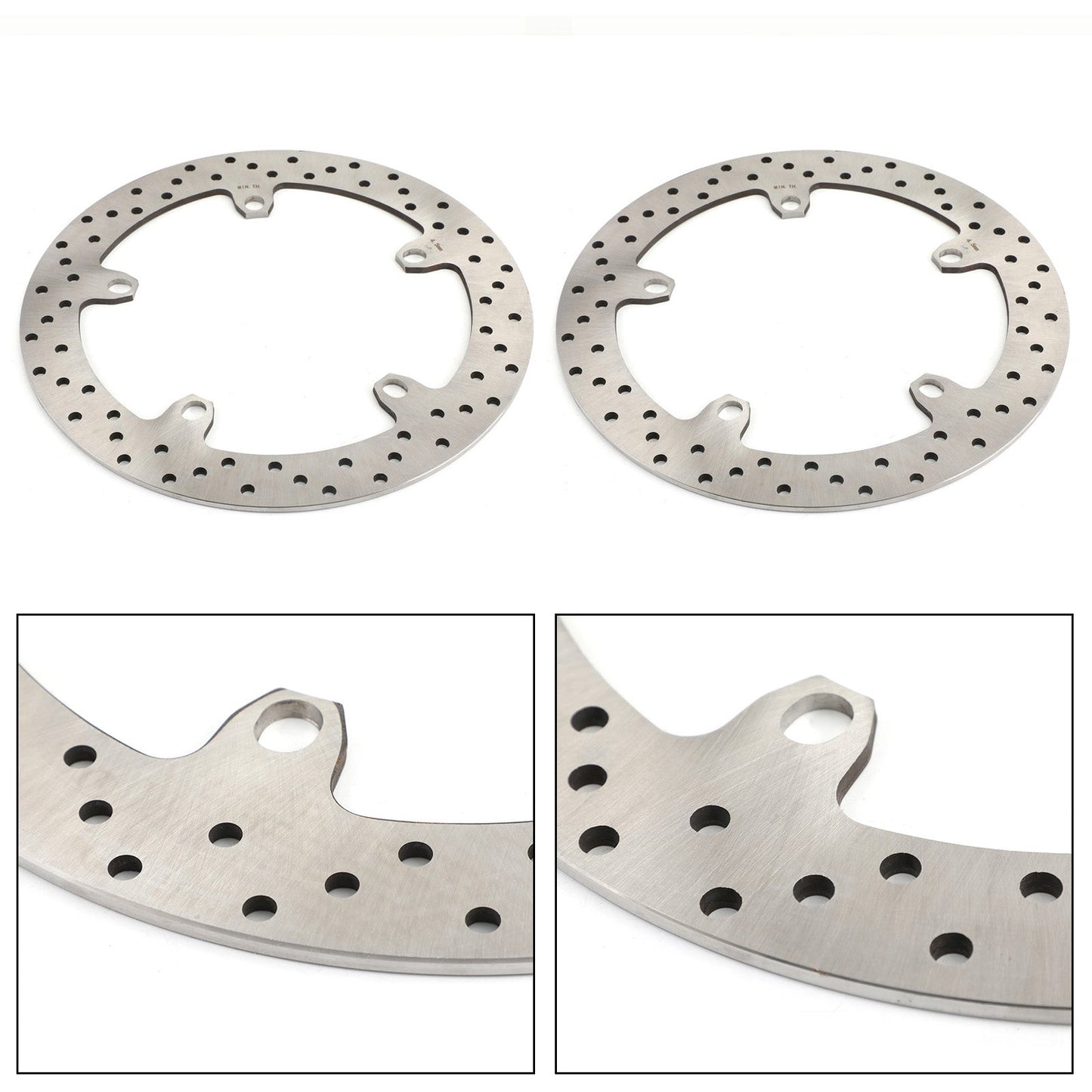 2PCS Front Brake Disc Rotor for BMW S1000R K47 S1000RR K46 08-2019 34117723493