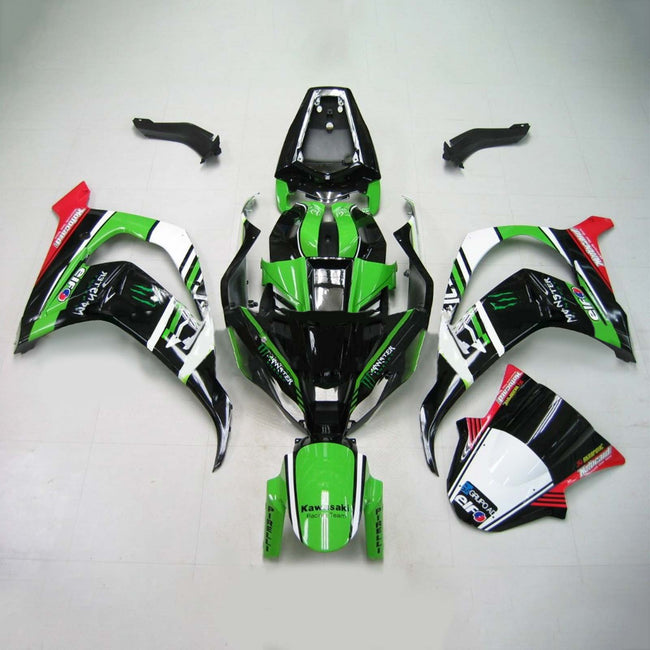 2011-2015 Kawasaki ZX10R Amotopart Injection Fairing Kit Bodywork Plastic ABS #113