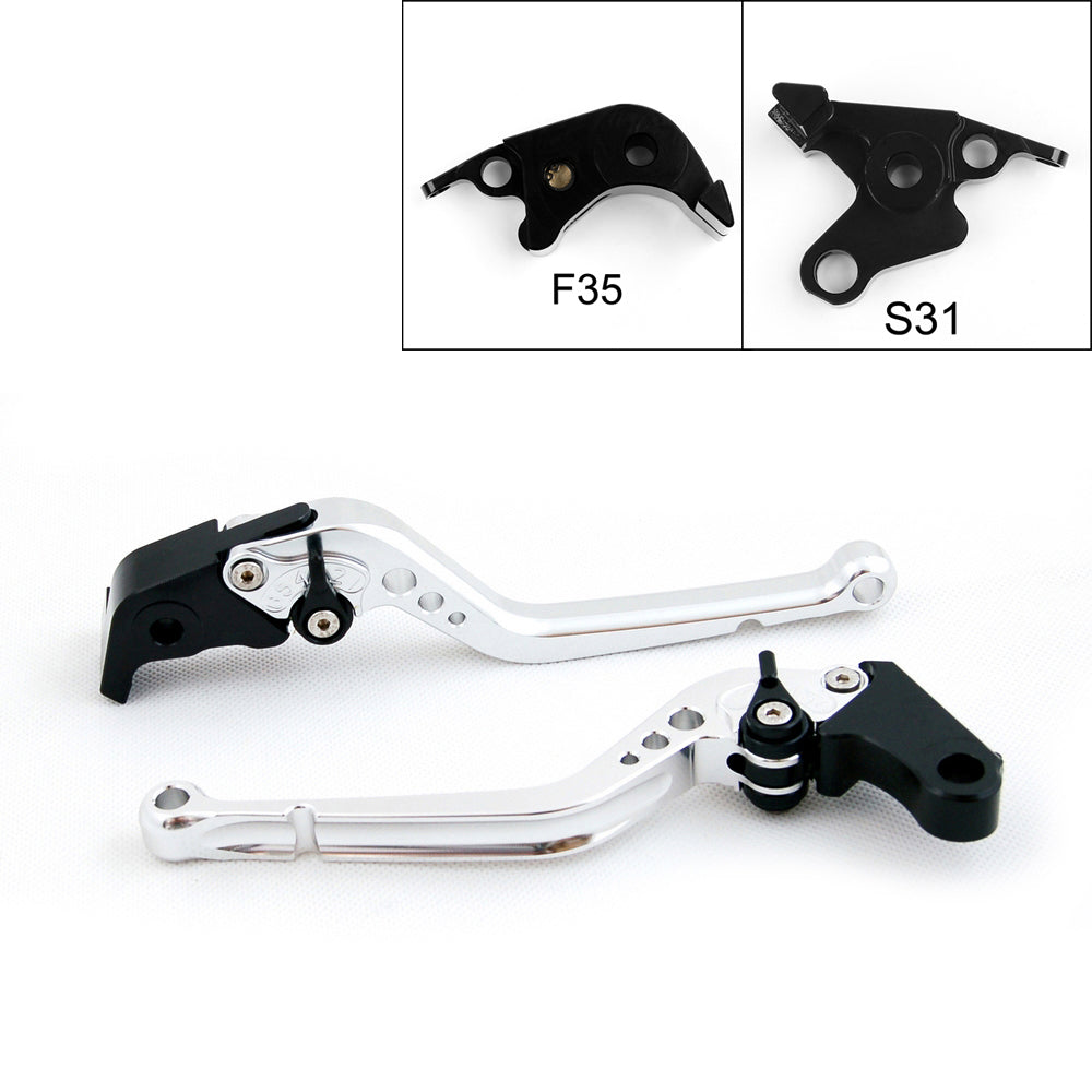 Long Brake Clutch Levers Fit For Suzuki B-King 2008-2011 Black