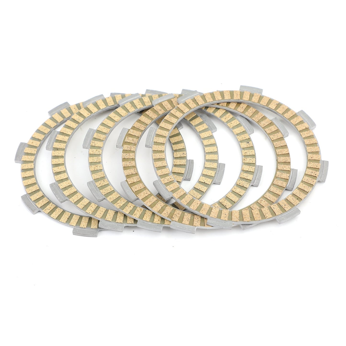 Clutch Plate Kit - Friction & Steel Plates For Honda CR80 CR85R CR85RB CB100 N CB125 CLR125 City Fly SL100 SL125 CL125