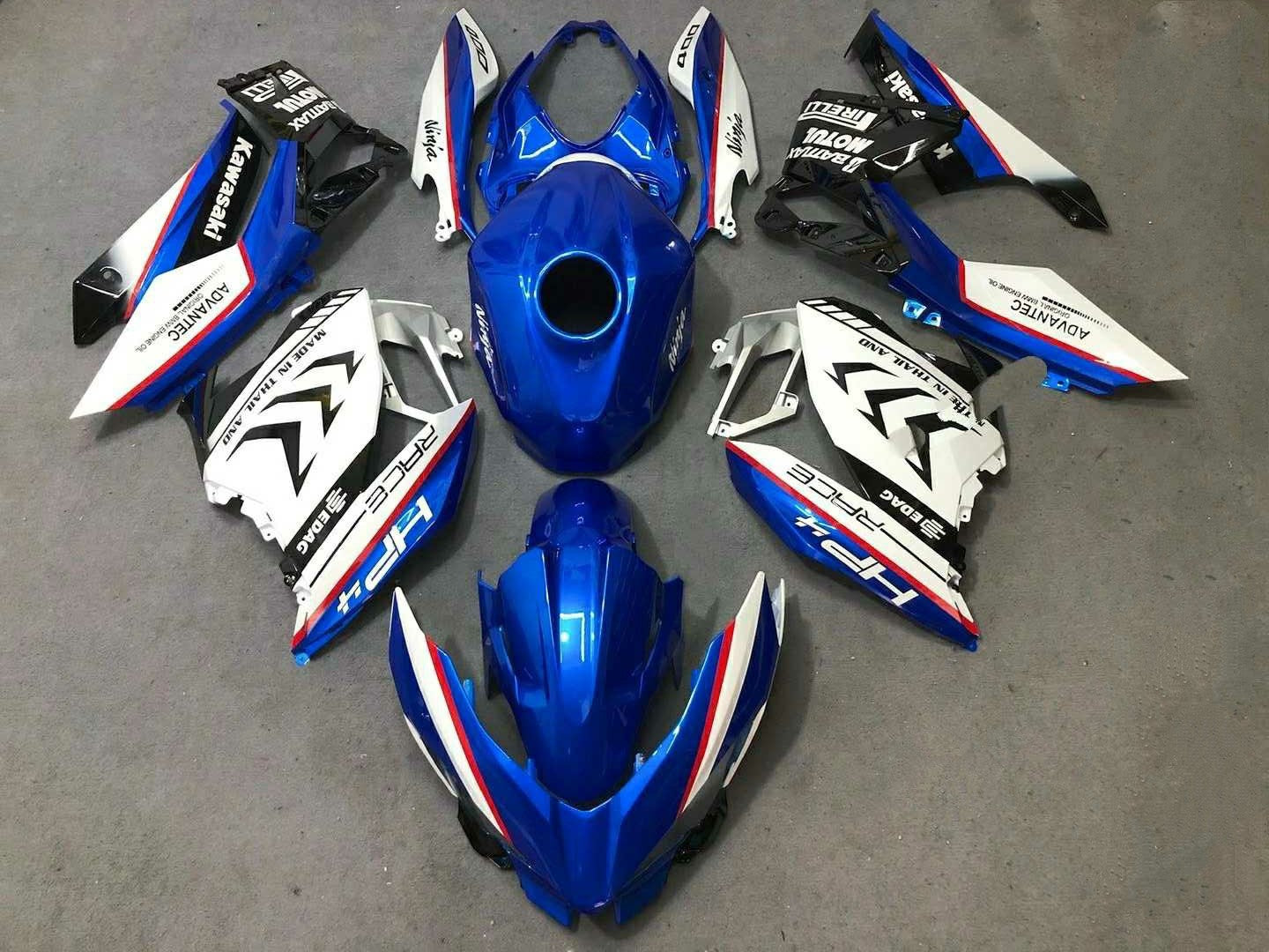 2018-2023=4 Kawasaki EX400 Ninja400 Fairing Kit Bodywork Plastic ABS