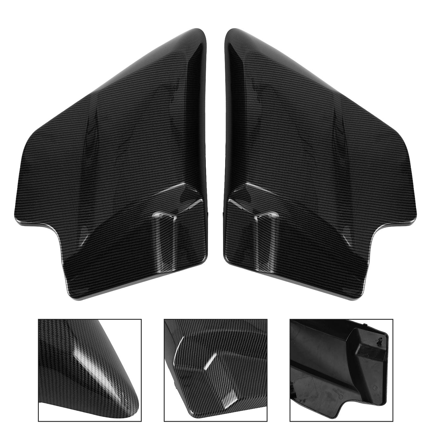 Carbon Side Cover Panel Fit For Touring Electra Road Glide Road King 2009-2020