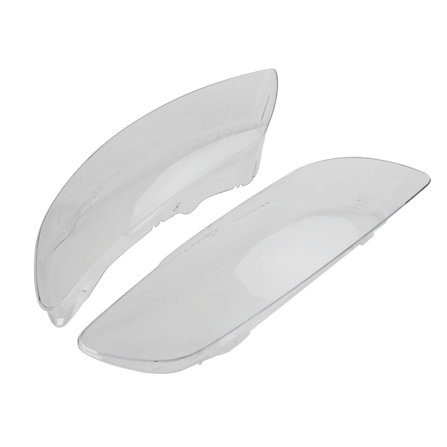 Left +Right Headlight Lens Plastic Cover Shell 4L0941029/30 For Audi Q7 10-2014