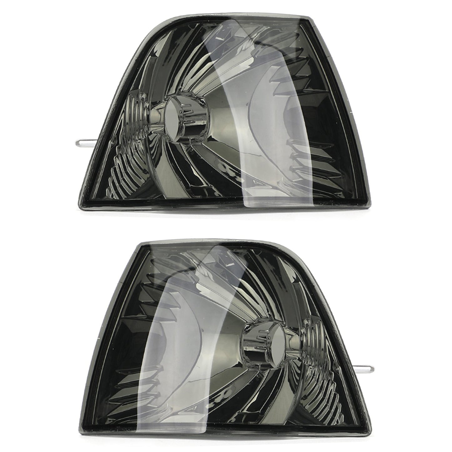 Corner Lights Parking Lamps PAIR Fit For BMW 3-Series E36 4DR 1992-1998 Smoke