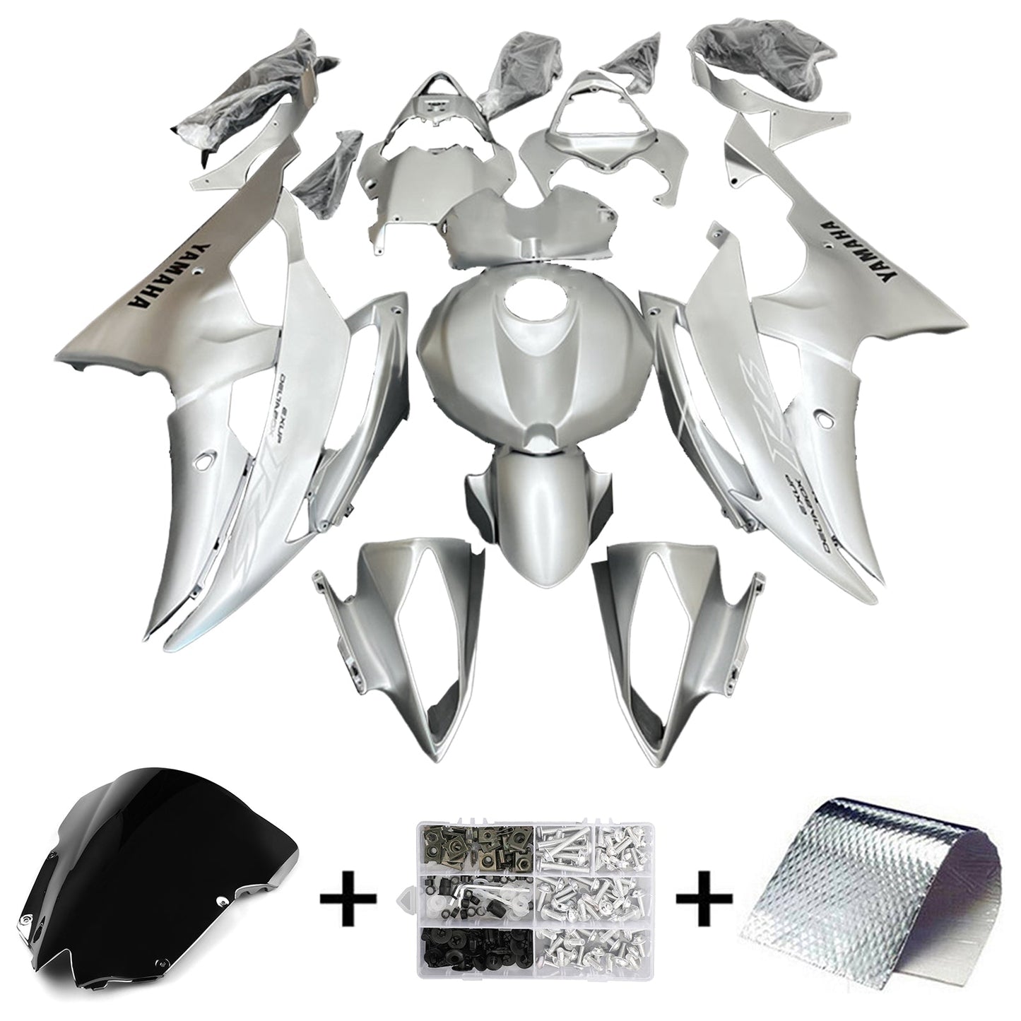 2008-2016 Yamaha YZF 600 R6 Fairing Kit Bodywork Plastic ABS