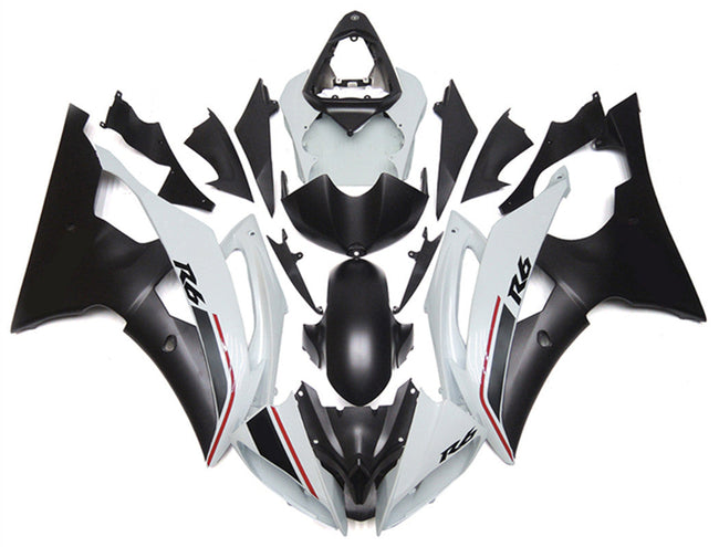 2008-2016 Yamaha YZF 600 R6 Injection Fairing Kit Bodywork Plastic ABS #167