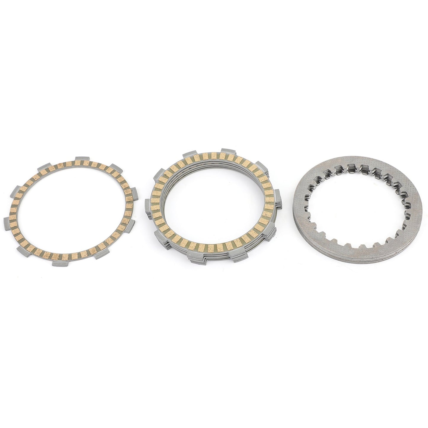 Clutch Plate Kit - Friction & Steel Plates For Yamaha FZR250 Genesis 87-88 FZR250R 89-94 FZX250 Zeal (3YX1/2/4) 91-92