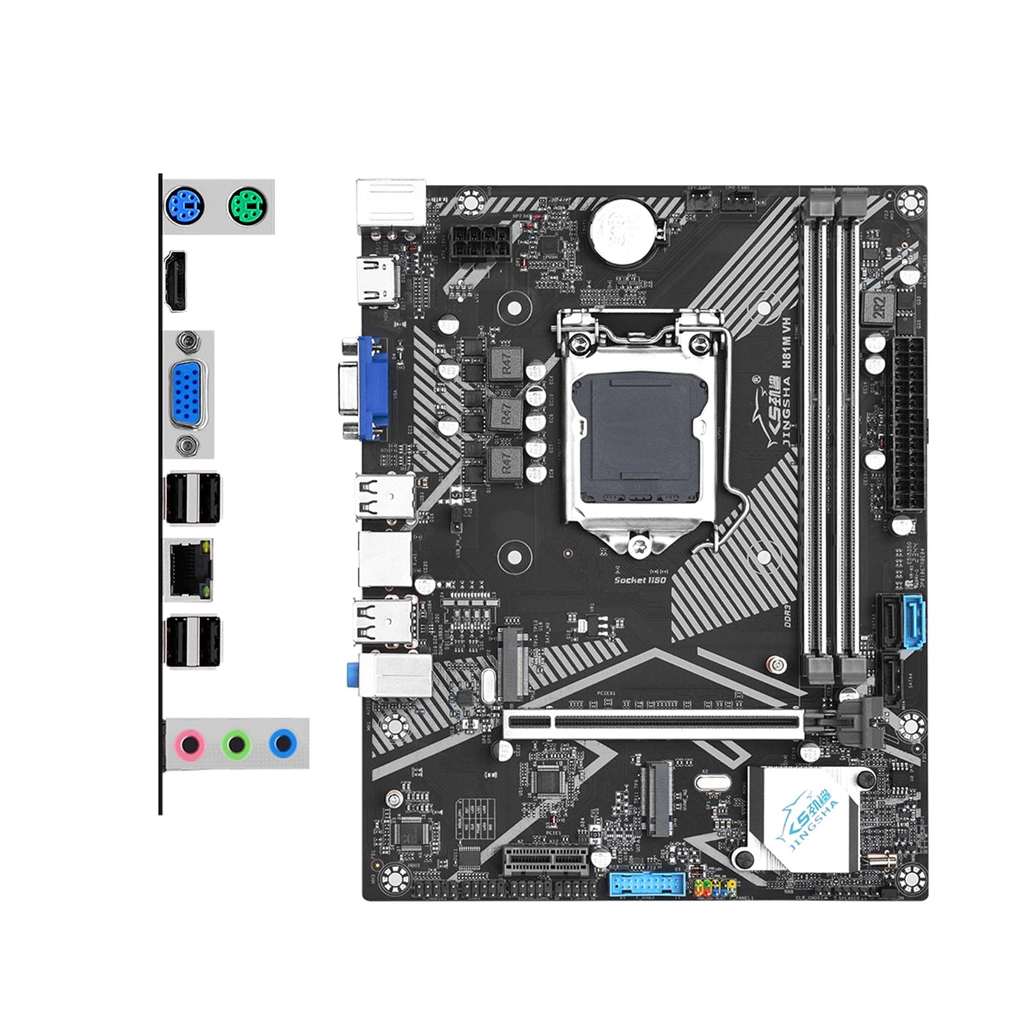 H81M VH Computer Motherboard Desktop DDR3 Memory LGA 1150-pin supports M.2